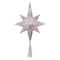 11&#x22; Lighted Clear Crystal Star of Bethlehem Tree Topper